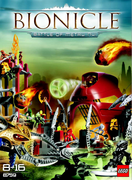 ЛЕГО 8759 Битва за Метру Нуи
