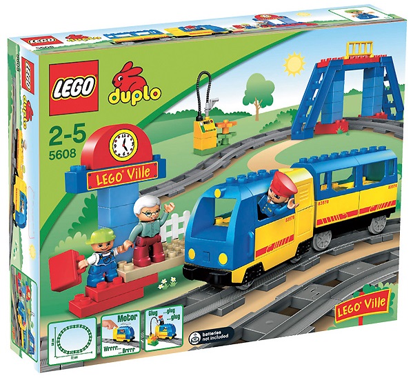 ЛЕГО 5608 Начальный Набор с Железной Дорогой