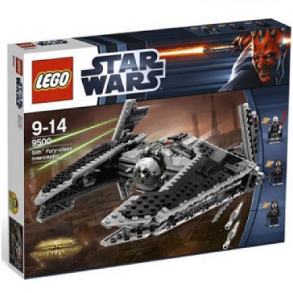 Инструкция ЛЕГО 9500 Sith Fury-class Interceptor (Перехватчик класса Фурия)
