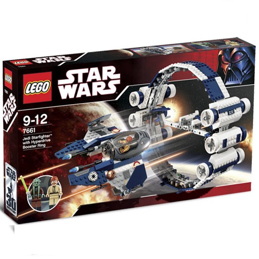 Инструкция ЛЕГО 7661 Jedi Starfighte with Hyperdrive Booster Ring (Звёздный истребитель Джедая с кольцеобразным гиперускорителем)