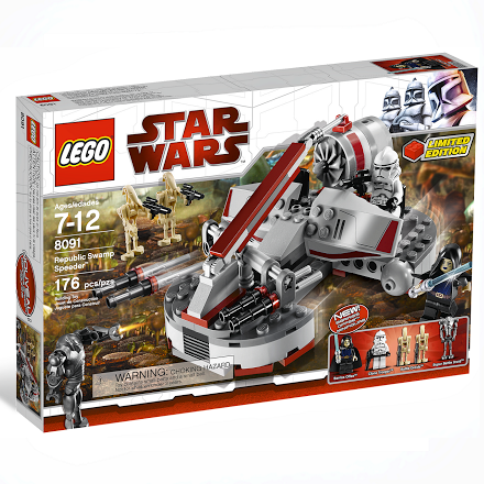 Инструкция ЛЕГО 8091 Republic Swamp Speeder (Болотный спидер Республиканцев)