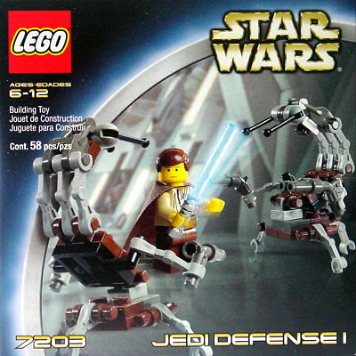 Инструкция ЛЕГО 7203 Jedi Defense I (Джедай встает на защиту I)
