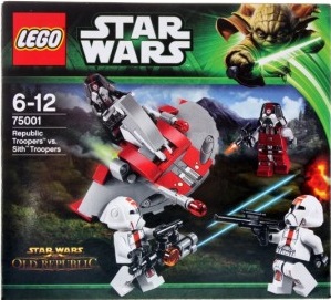 Инструкция ЛЕГО 75001 Republic Troopers vs Sith Troopers (Солдаты Республики против воинов Ситхов)