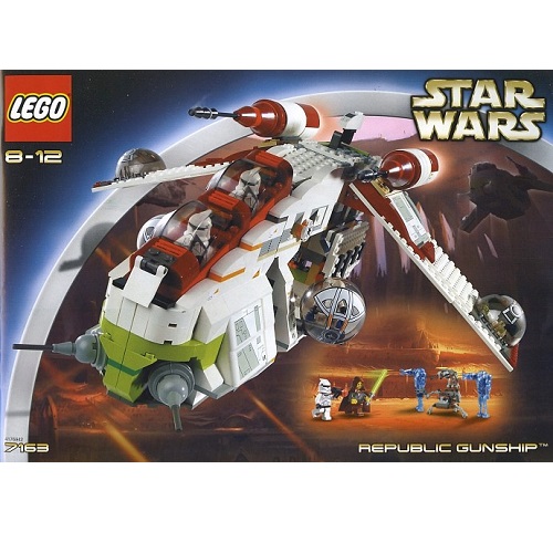 Инструкция ЛЕГО 7163 Republic Gunship (Республиканский Атакующий Корабль)