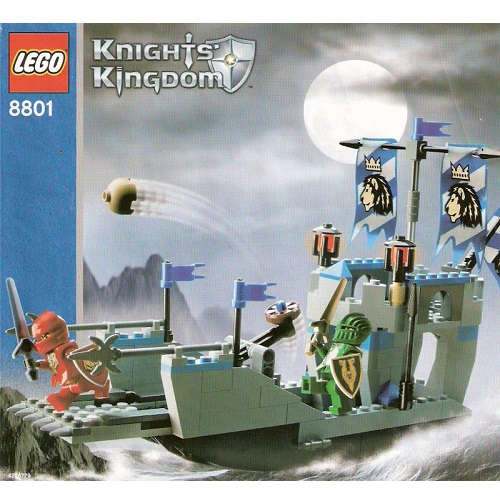 Инструкция ЛЕГО 8801 Knights' Attack Barge (Атакующая баржа Рыцарей)