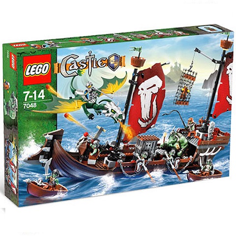 Инструкция ЛЕГО 7048 Troll Warship (Военный корабль троллей)