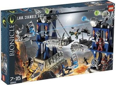 Инструкция ЛЕГО 8893 Lava Chamber Gate Bionicle (Ворота Комнаты Лавы)