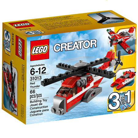 Инструкция ЛЕГО 31013 Red Thunder (Вертолёт «Красный Гром»)