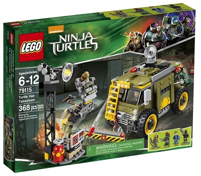 Инструкция ЛЕГО 79115 Turtle Van Takedown (Освобождение фургона черепашек)